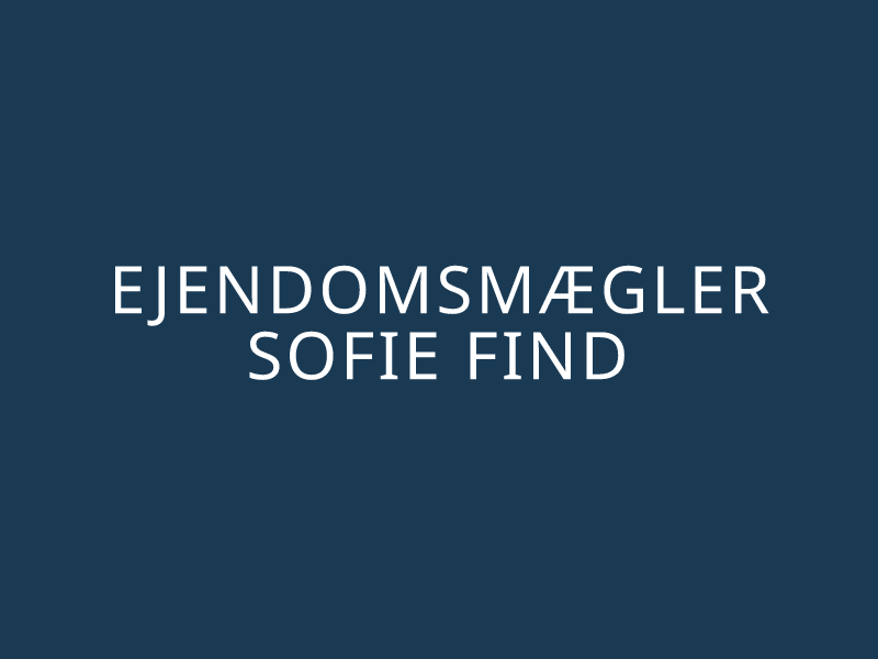 Ejendomsmægler Sofie Find logo